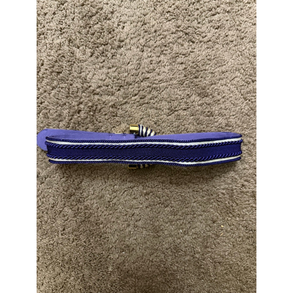 Women's Vintage Unbranded Purple and White Belt, One Size - Picture 3 of 6